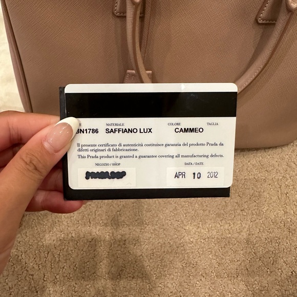 Prada Saffiano Double Zip Large Tote BN1786 - Picture 2 of 4